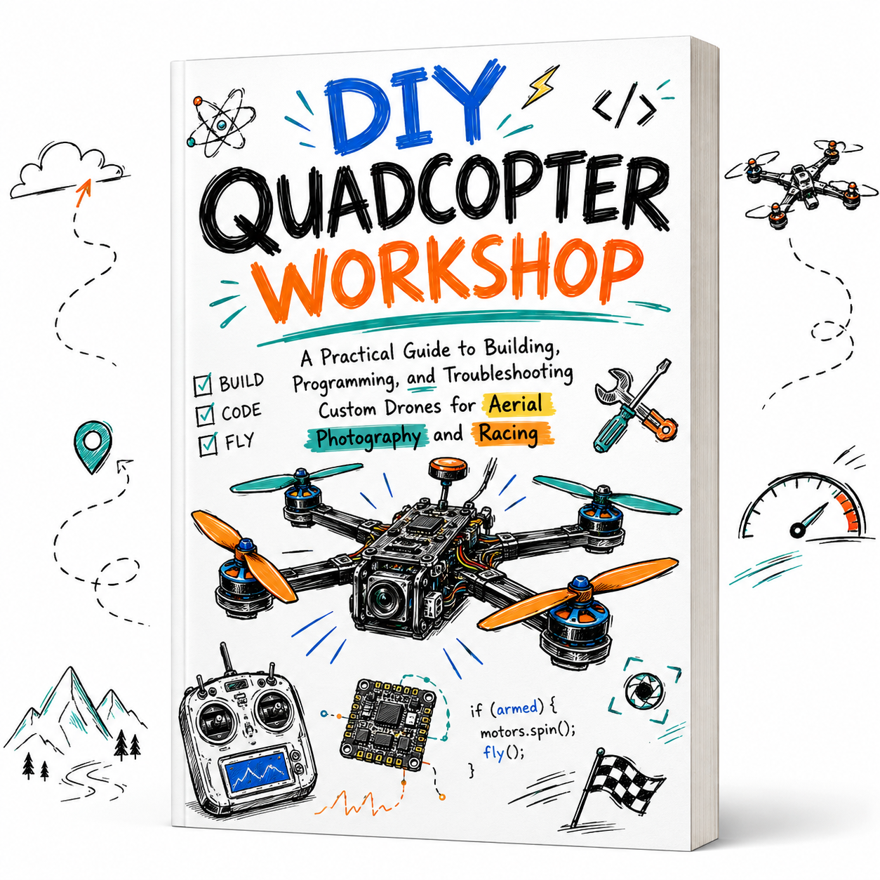 DIY Quadcopter Workshop: A Practical Guide to Building, Programming, and Troubleshooting Custom Drones for Aerial Photography and Racing
